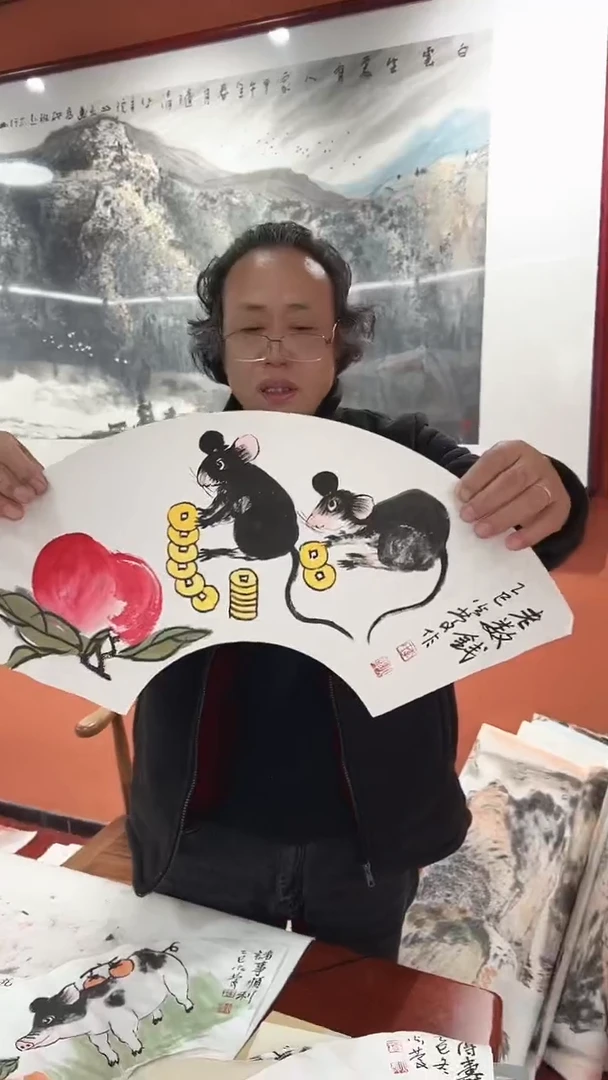 国画李火庆/国画/花鸟