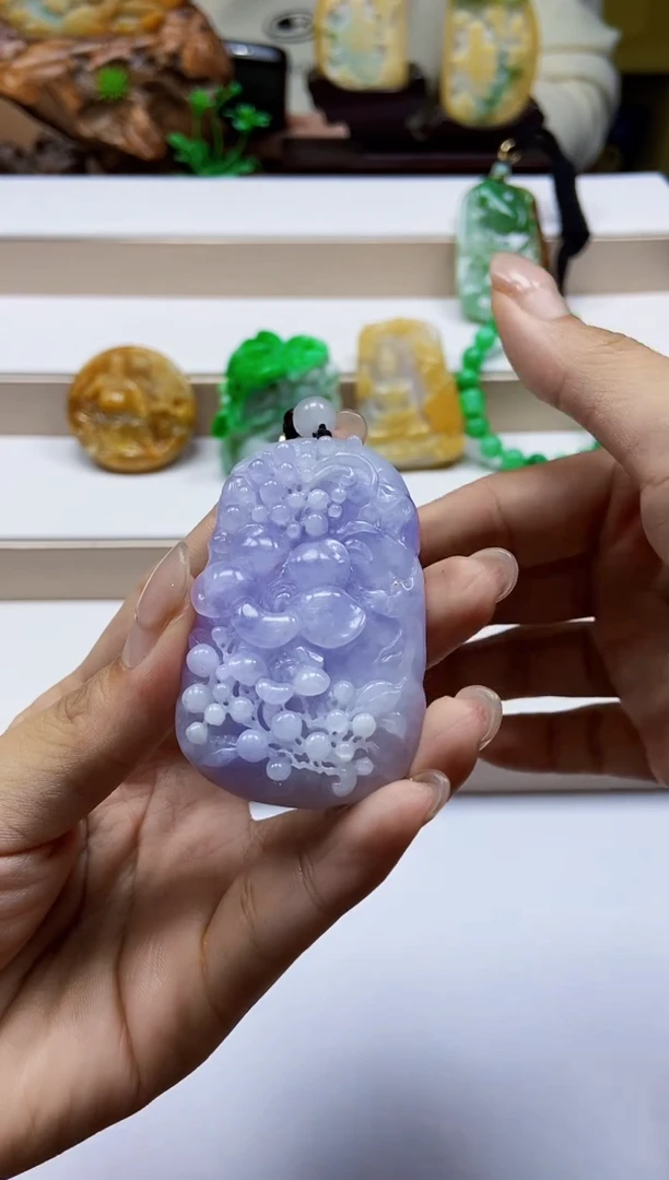 颈饰未镶嵌翡翠翡翠A货