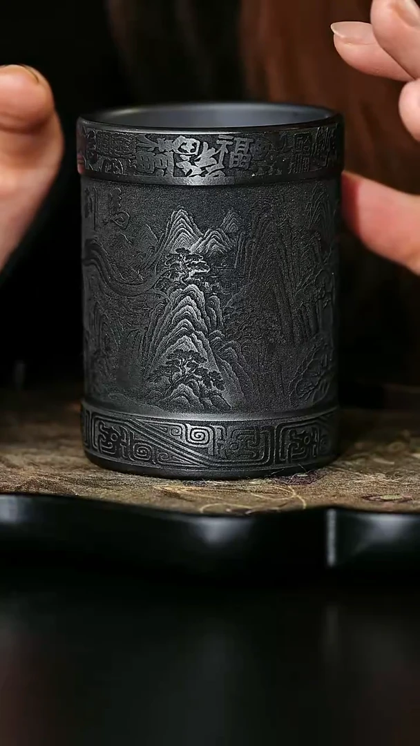 茶杯紫砂宜兴原矿紫砂