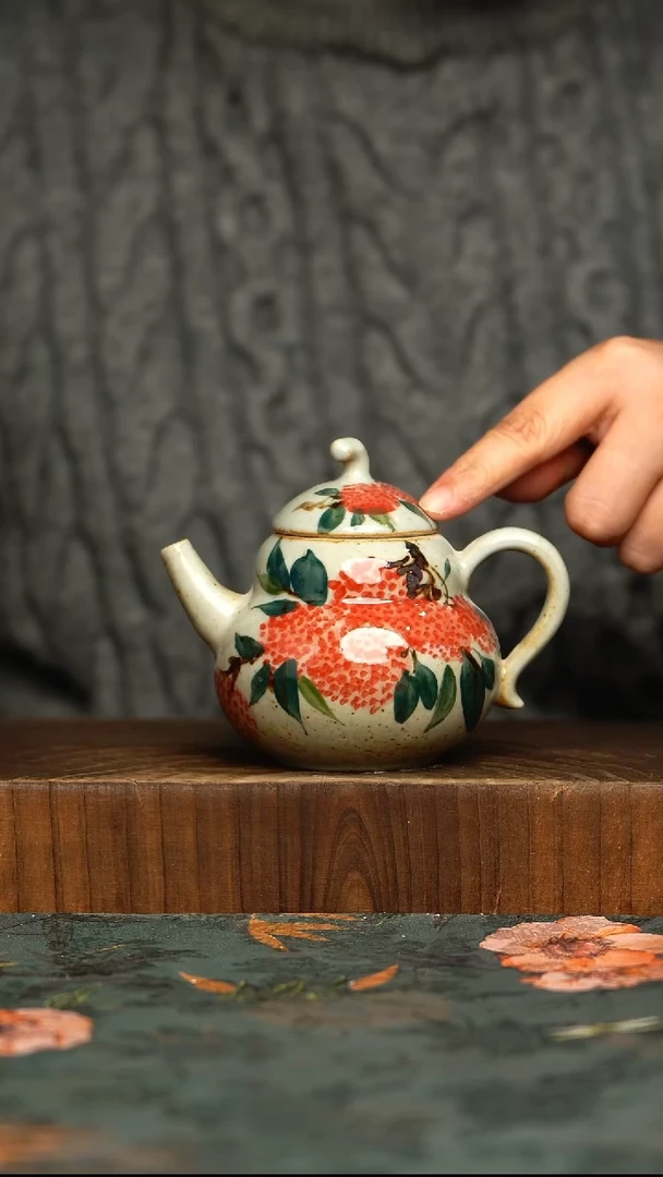 杯釉下彩手工手绘同款陶器