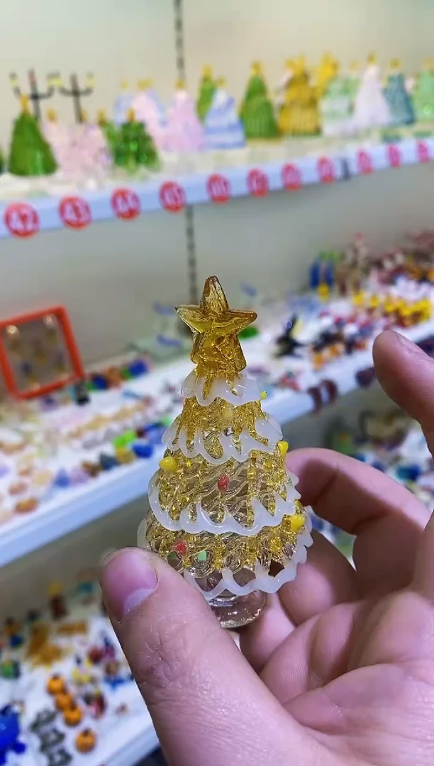 【闪购商品】琉璃手工艺品圣诞树