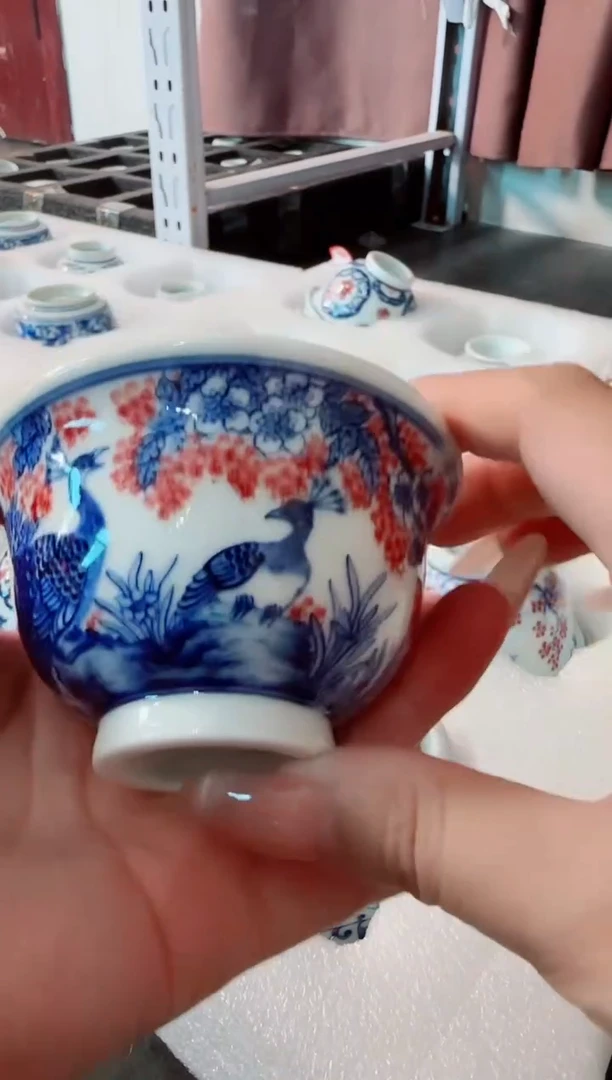 瓷片景德镇瓷器茶器茶杯
