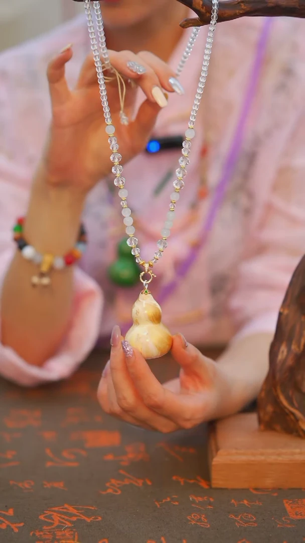 577非遗漆手艺工天然葫芦文玩福禄