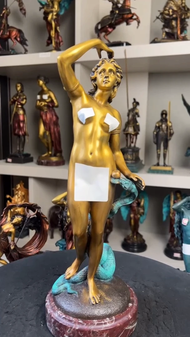 干*罢欧美精黄铜雕塑精品