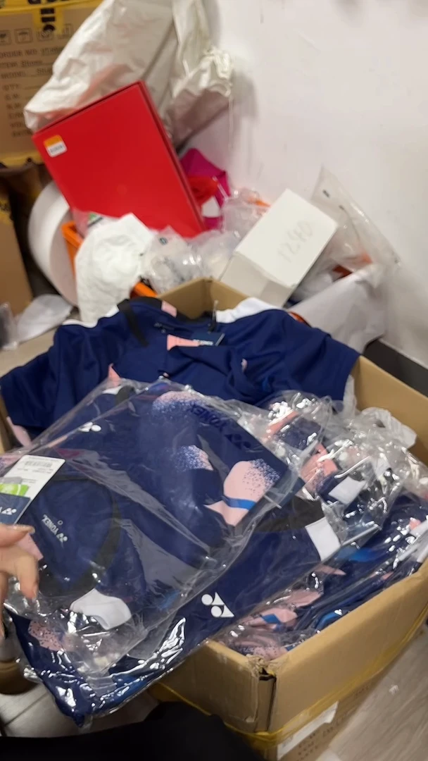 威克多正品微瑕 52 y蓝色短袖速干服XL