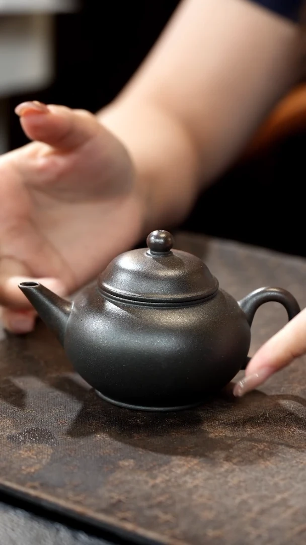 茶壶紫砂柴烧清水泥水平120cc