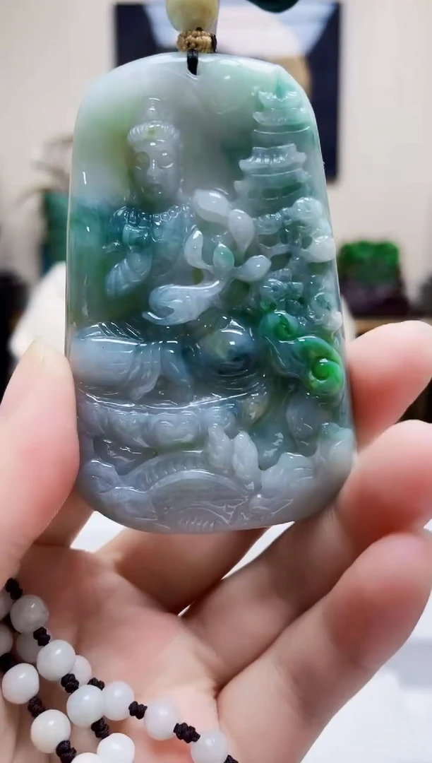 未镶嵌定制翡翠吊坠21