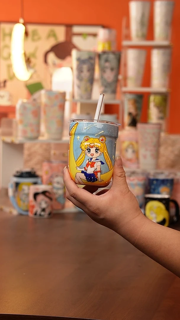 (玉泥）景德镇手工手绘文创陶瓷杯