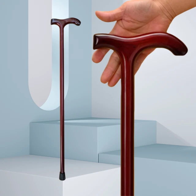 新款老人拐杖一体实木拐棍老年人手杖轻便防滑柱手棍木质助行柺杖