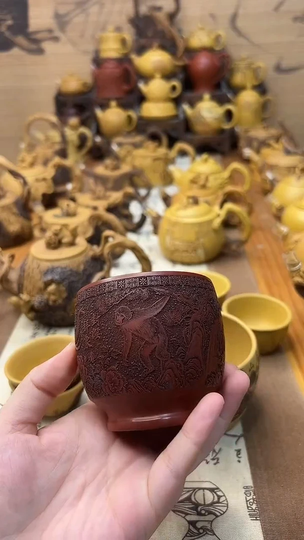 茶壶紫砂?封侯拜相紫泥主人杯