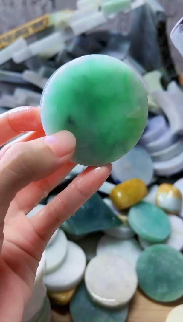 裸石翡翠翡翠a货正品玉石古陈610