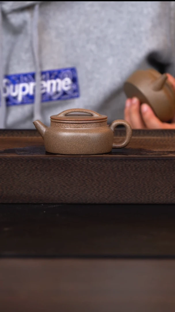 茶壶紫砂青段汉瓦