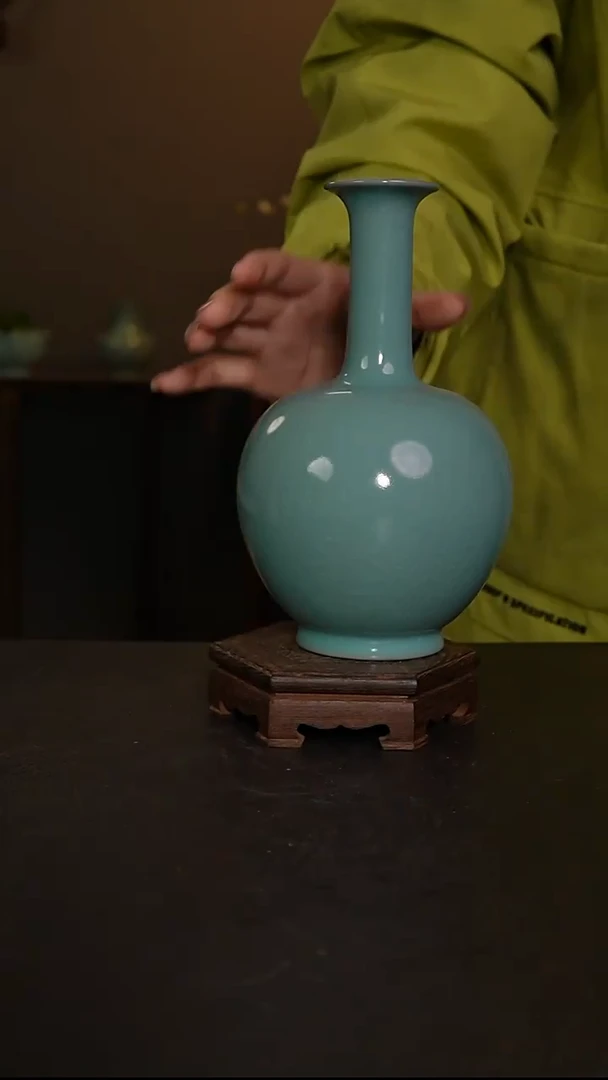 摆件仿古手工鼓腹瓶