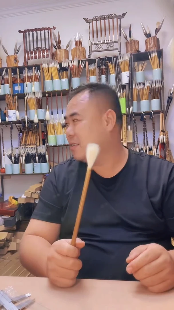 出口转内销净纯细嫩羊毫2支  拍