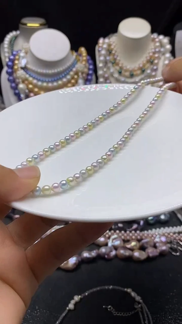 颈饰未镶嵌淡水珍珠多人