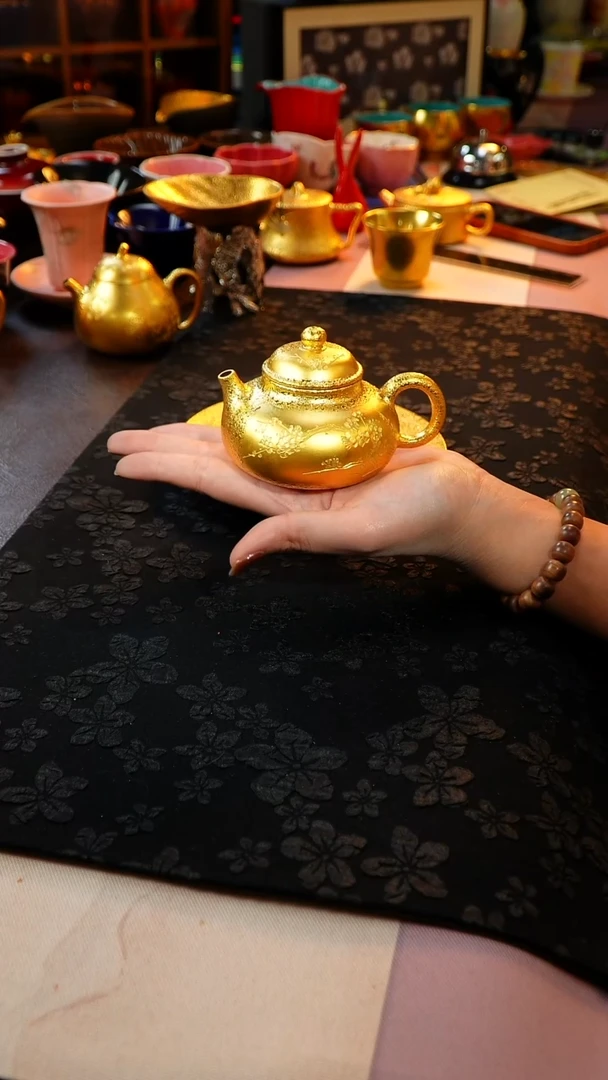 茶杯紫砂【宜景窑系列】金壶