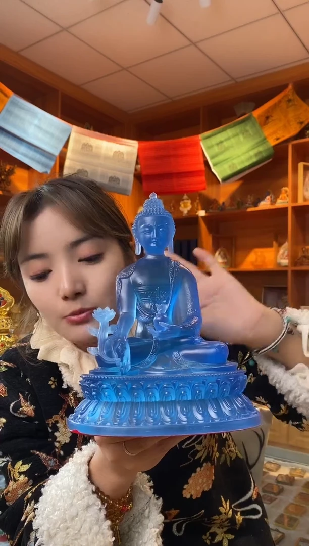 【闪购商品】泥塑药师-与实物略有差异介意者慎拍