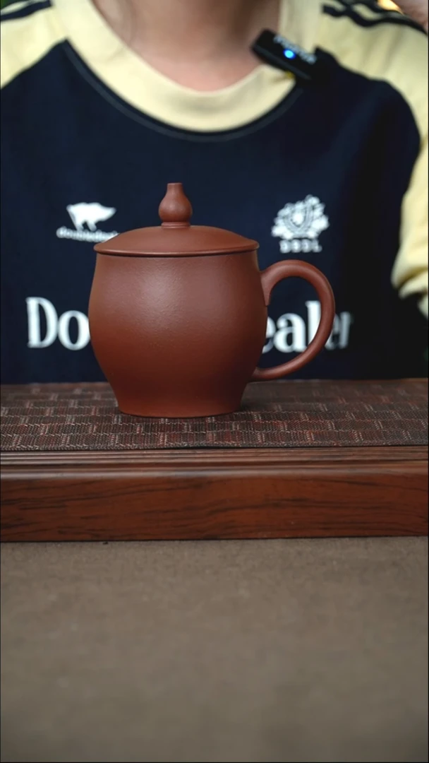 茶杯紫砂原矿清水泥紫砂杯350cc
