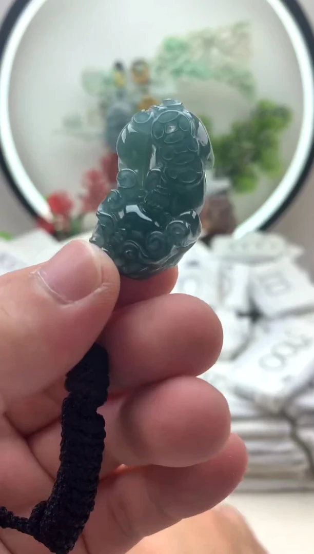 颈饰未镶嵌翡翠貔貅