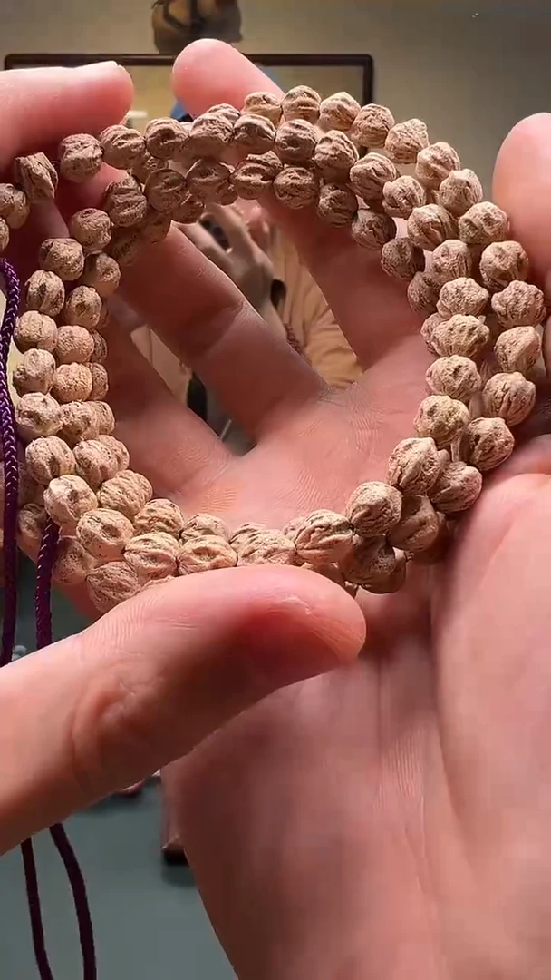 【闪购商品】柏香籽/百香籽手串7mm左右 原桩麻皮鬼脸柏香籽多圈
