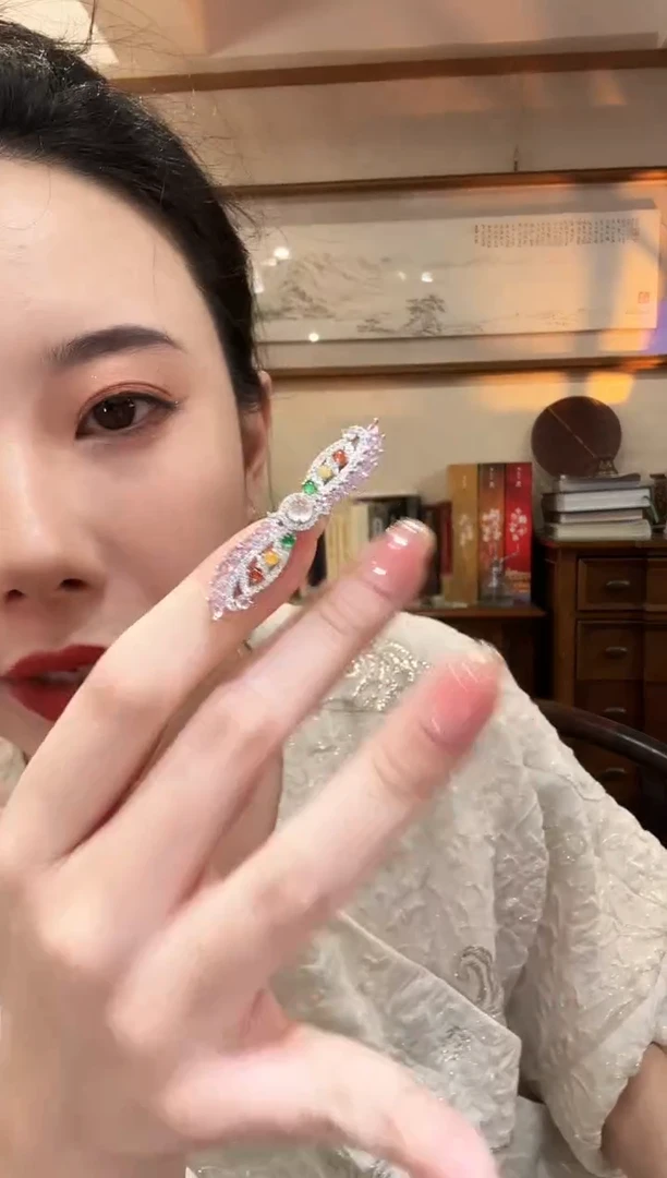 翡翠银S925镶嵌颈饰国风