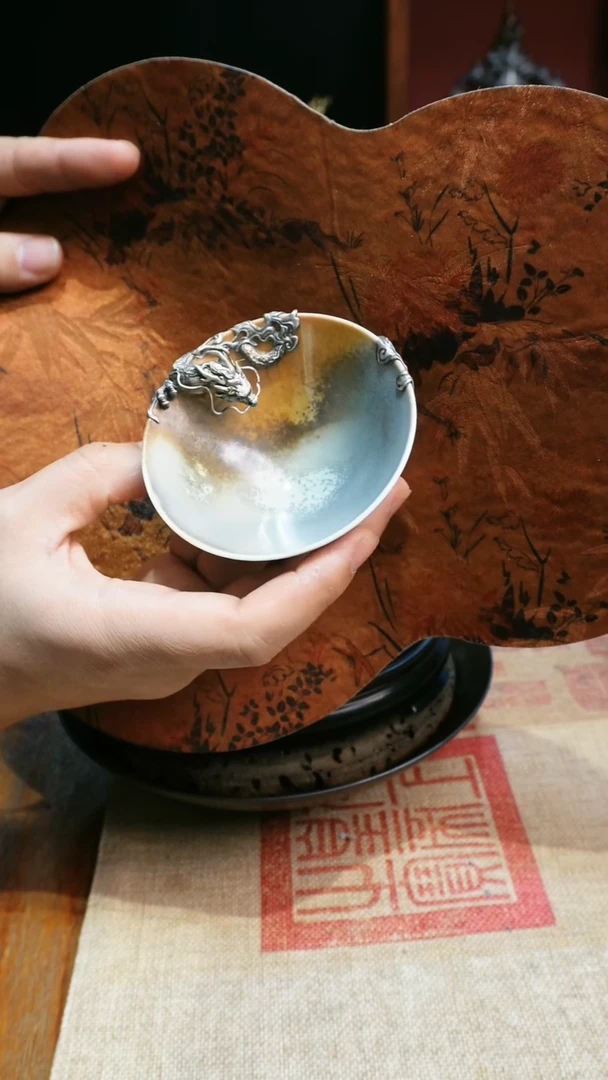 【闪购商品】茶盏欲山行 龙饮主人杯