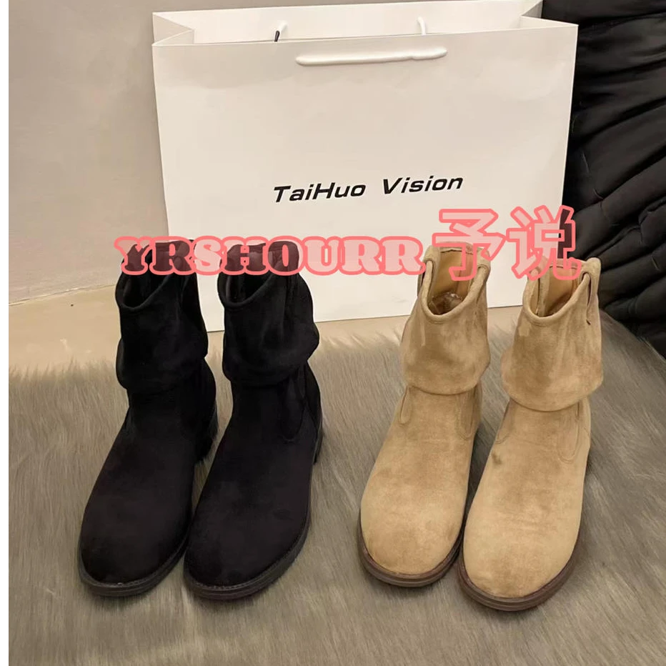 【予说请仓款】23-168休闲时尚短靴百搭