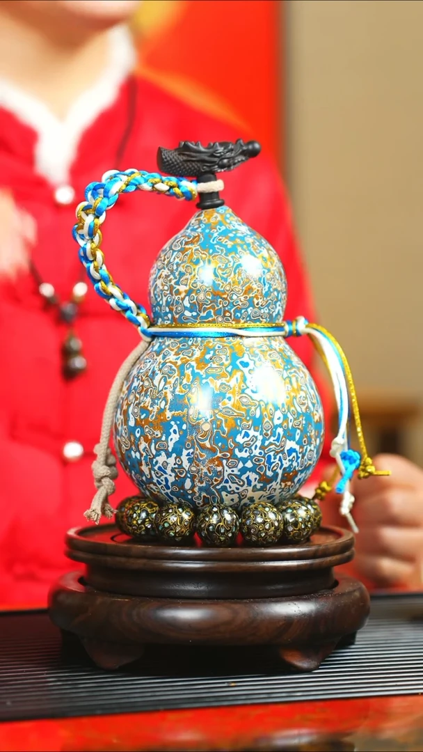 【闪购商品】JE031过年首选非遗大漆酒葫芦