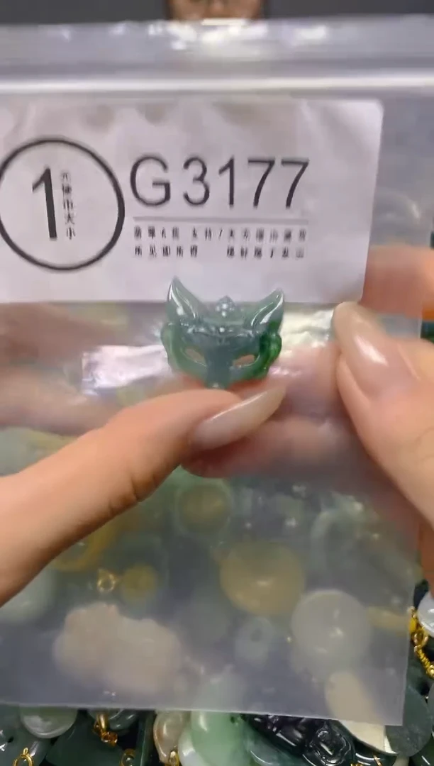 颈饰未镶嵌翡翠/ G /翡翠A货，一件也是批发价
