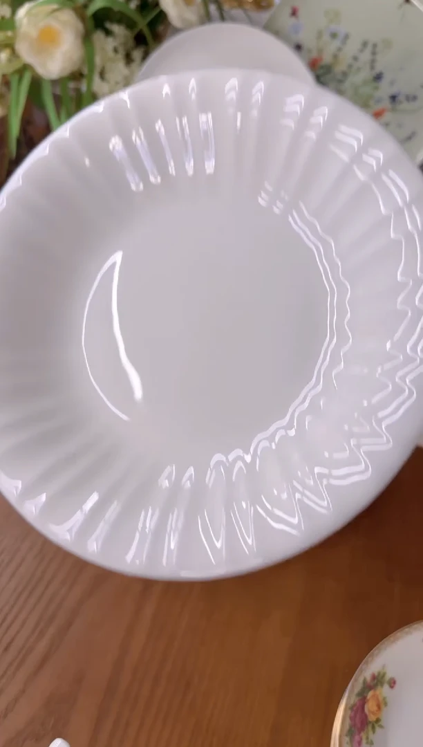 【闪购商品】8英寸两个装盘子瓷********