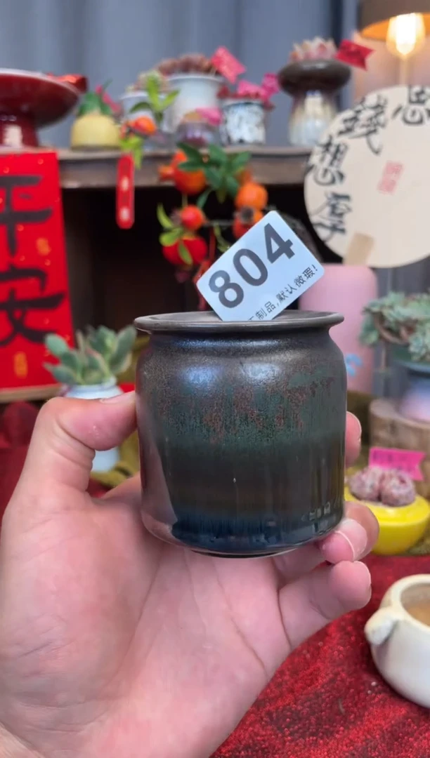 【闪购商品】摆件804小芳手工花盆 默认微瑕