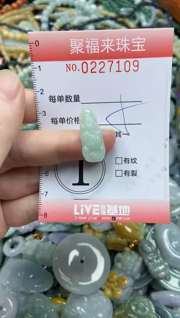 未镶嵌挂件翡翠闪购0227109