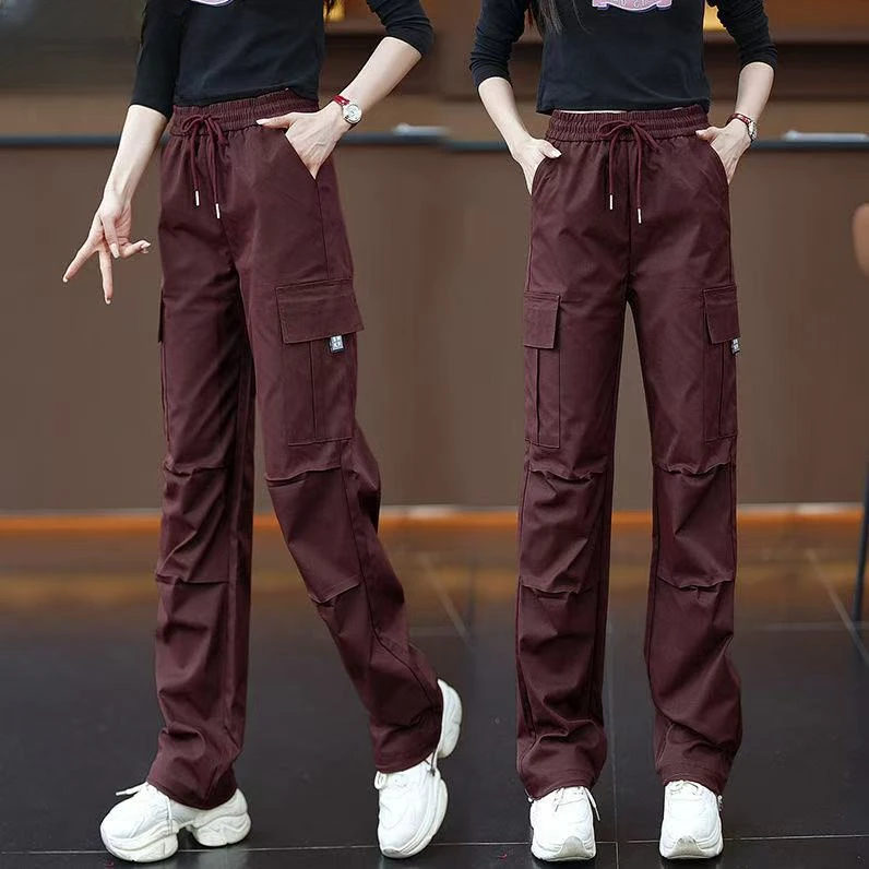 【清仓捡漏】工装裤女2025春秋季新款直筒束脚两穿百搭休闲运动裤女