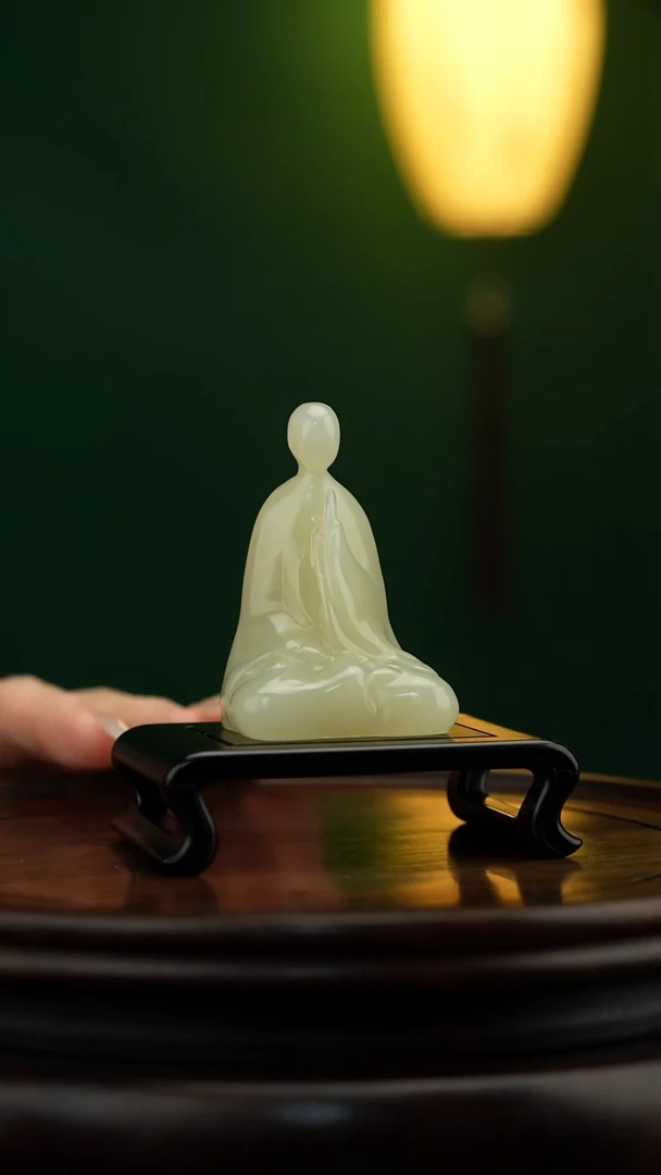 玉【无相佛】天然玉石摆件