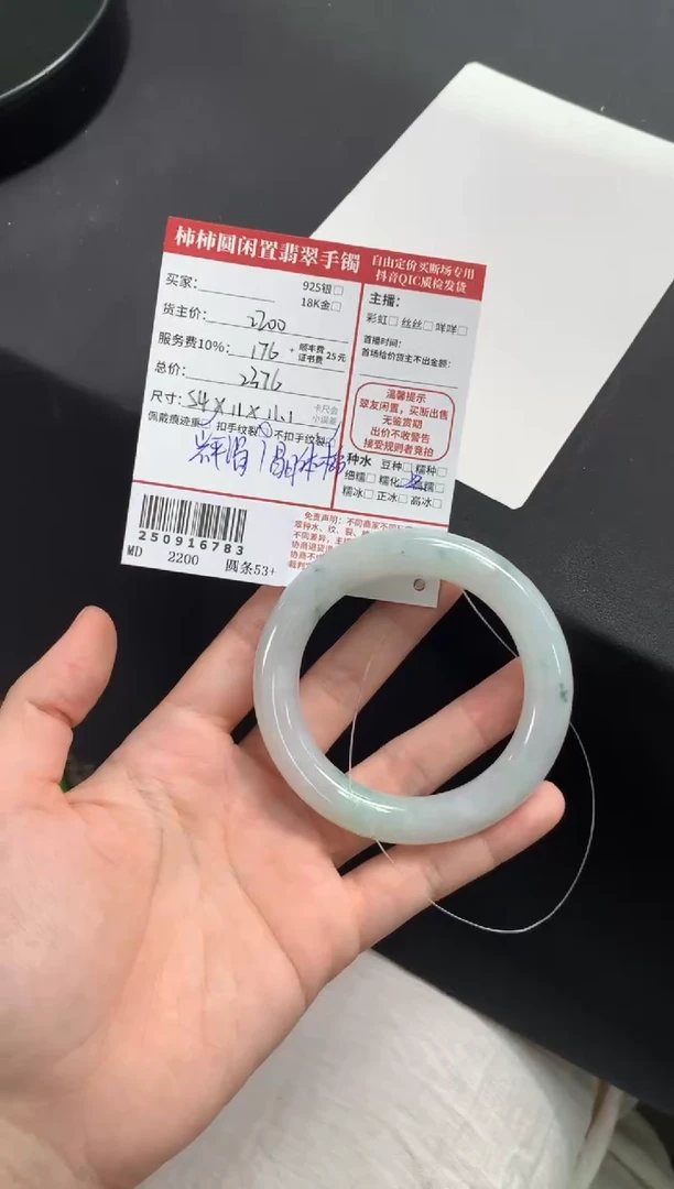 未镶嵌手镯翡翠羽*姐姐250916783