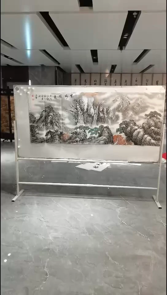 国画毛英波 六尺 云海听泉