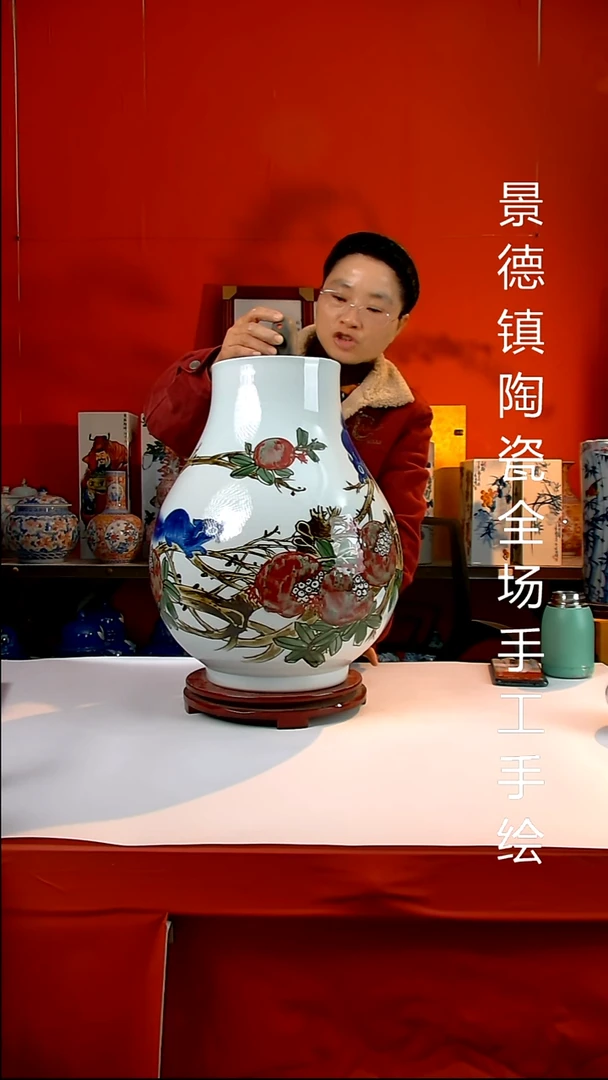 摆件陶瓷景德镇陶瓷 全场手工手绘