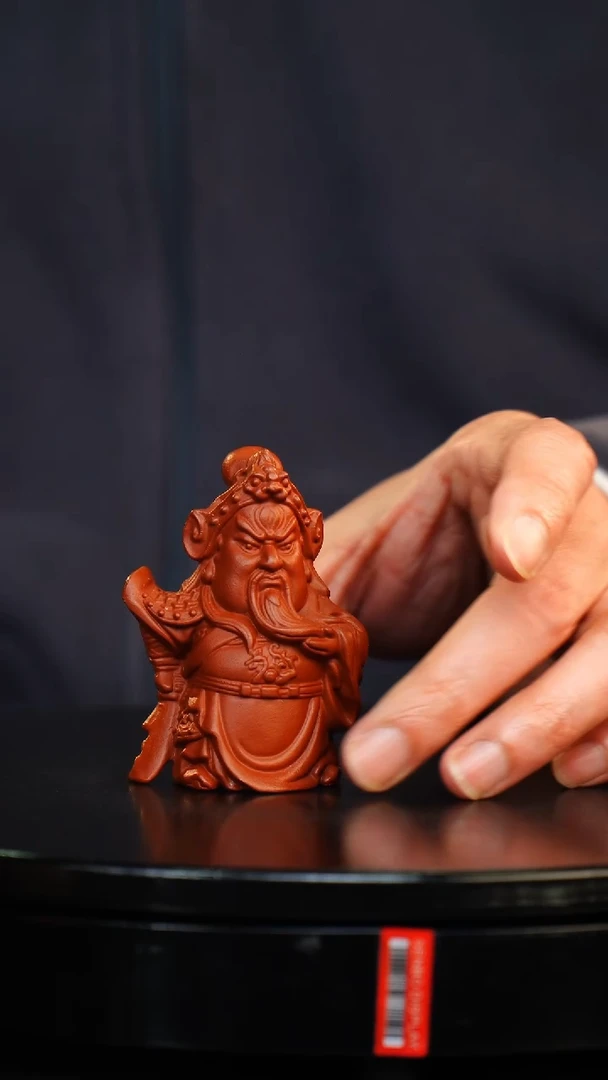【闪购商品】紫砂茶宠红色 全身关公