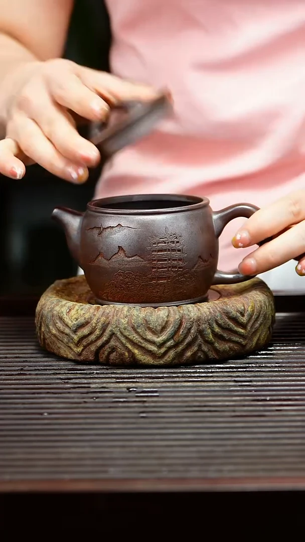 宜兴原矿 紫砂壶茶壶240c