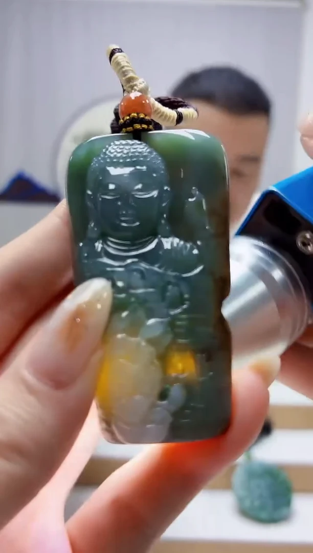 未镶嵌定制翡翠4898jw-毛货挂件21