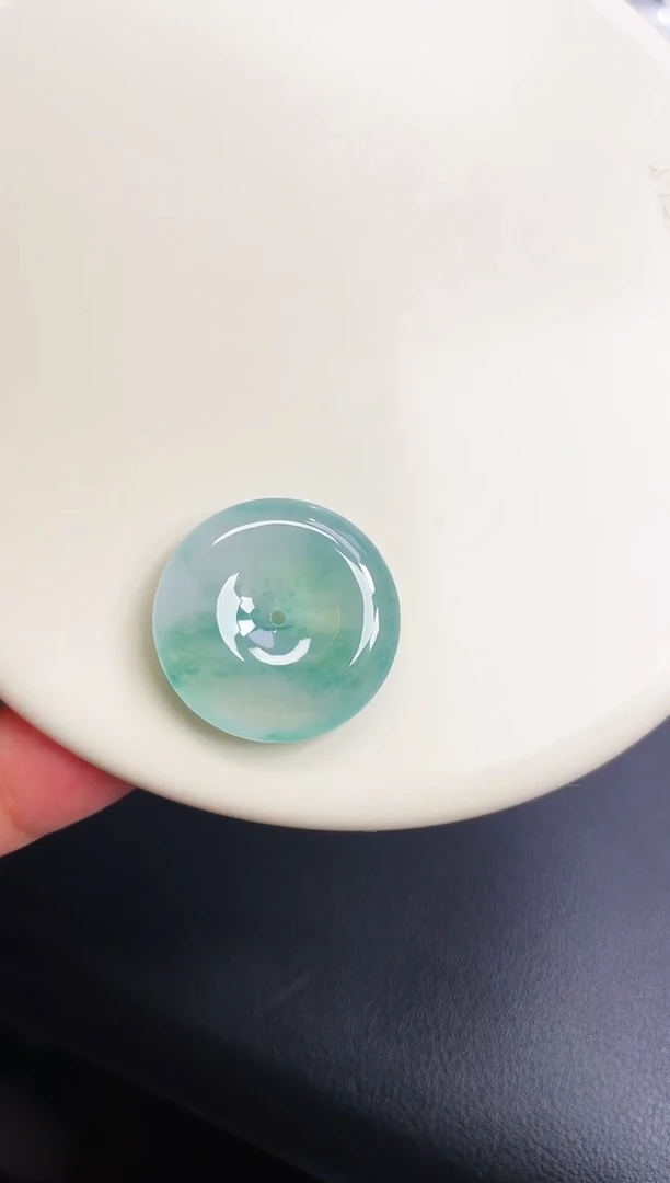 颈饰未镶嵌翡翠【71】平安扣 尺寸 25.2   6mm