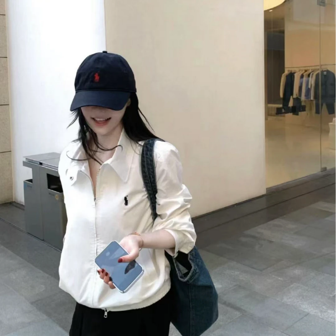 【PlllER】刺绣小标老钱风复古白色外套