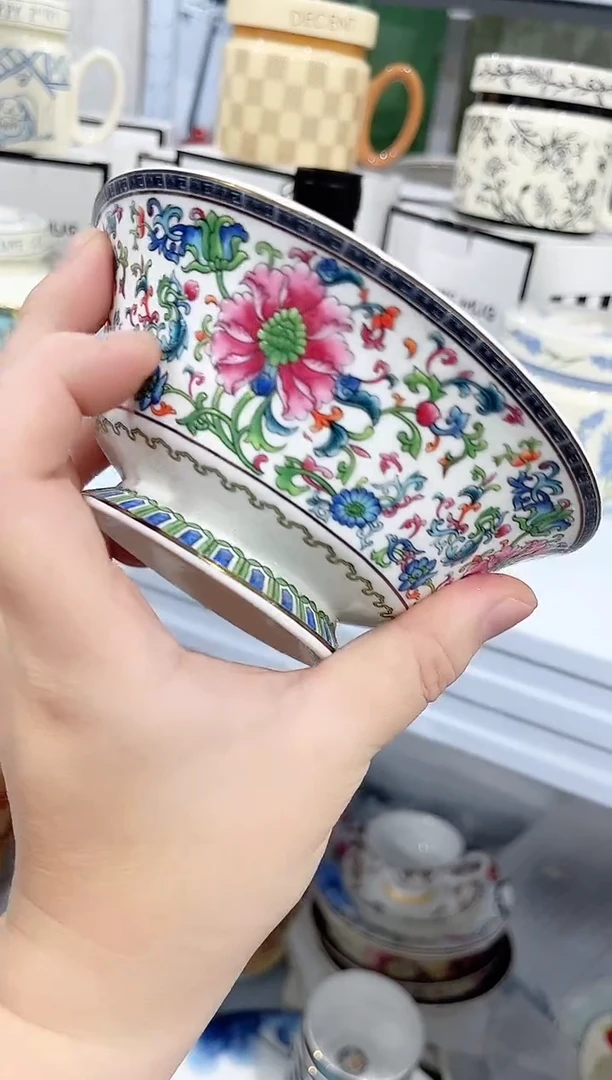 瓷片陶瓷（简装）5.5寸碗一个