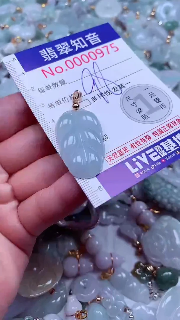 吊坠(不含链)未镶嵌翡翠975