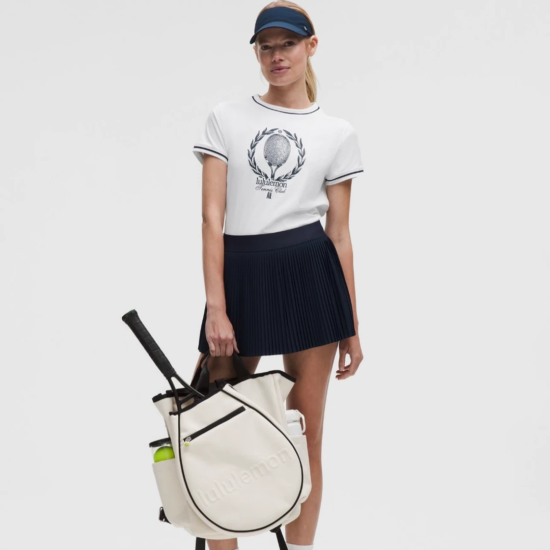lululemon Crewneck Tennis25新款运动速干女士短袖T恤(折扣福利）