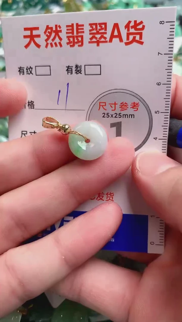 翡翠未镶嵌颈饰24002382