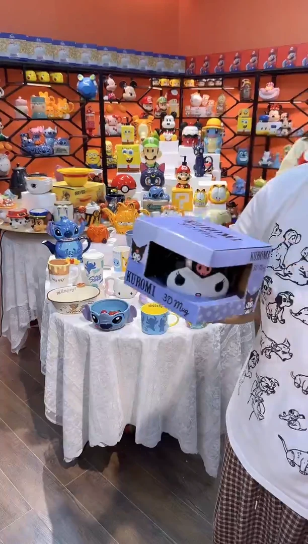 瓷片@@库洛米陶瓷水杯（礼盒）