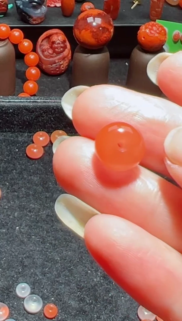 未镶嵌平安扣南红玛瑙花*平安扣