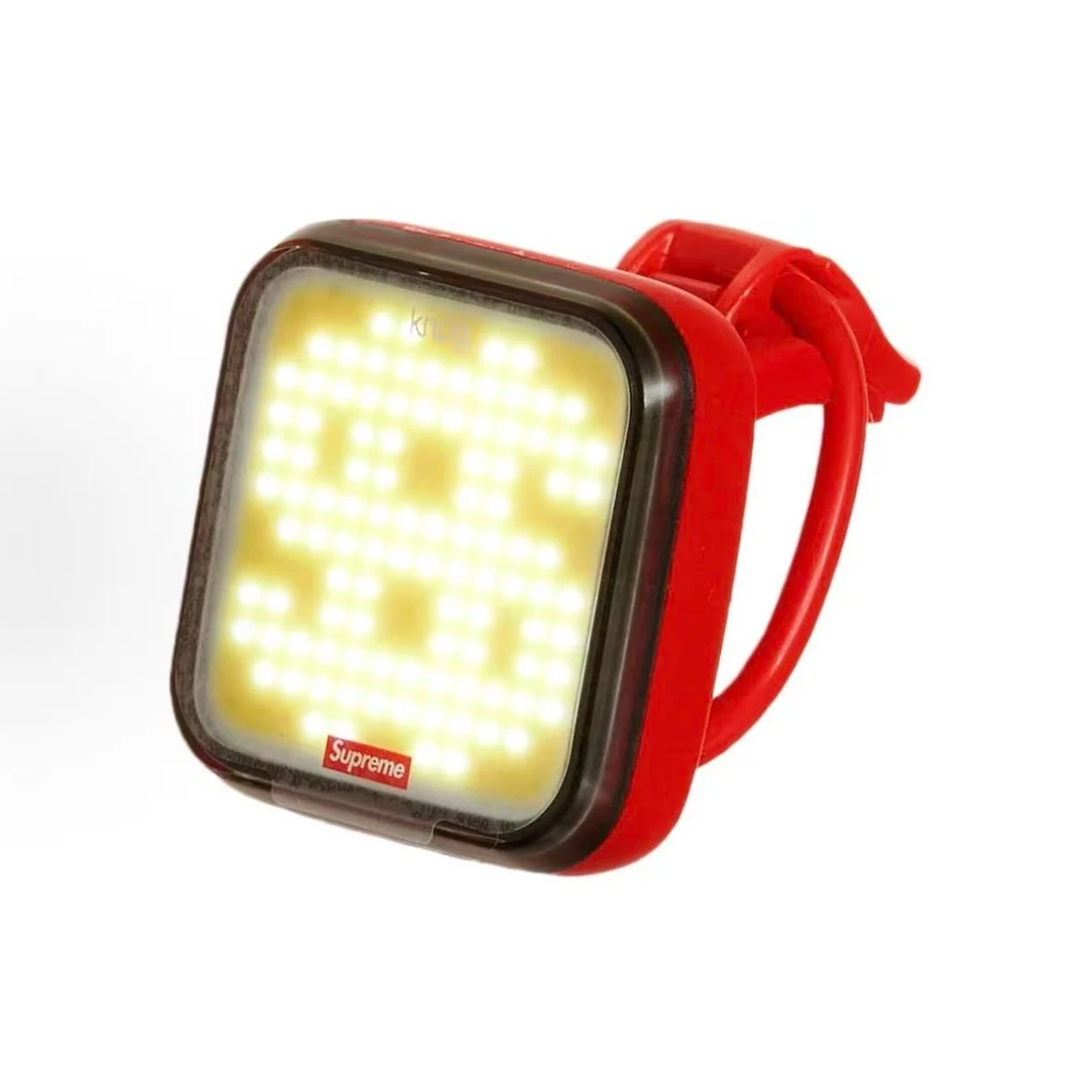 【梅】Supreme 自行车灯 便捷耐用 轻巧稳定 照明
