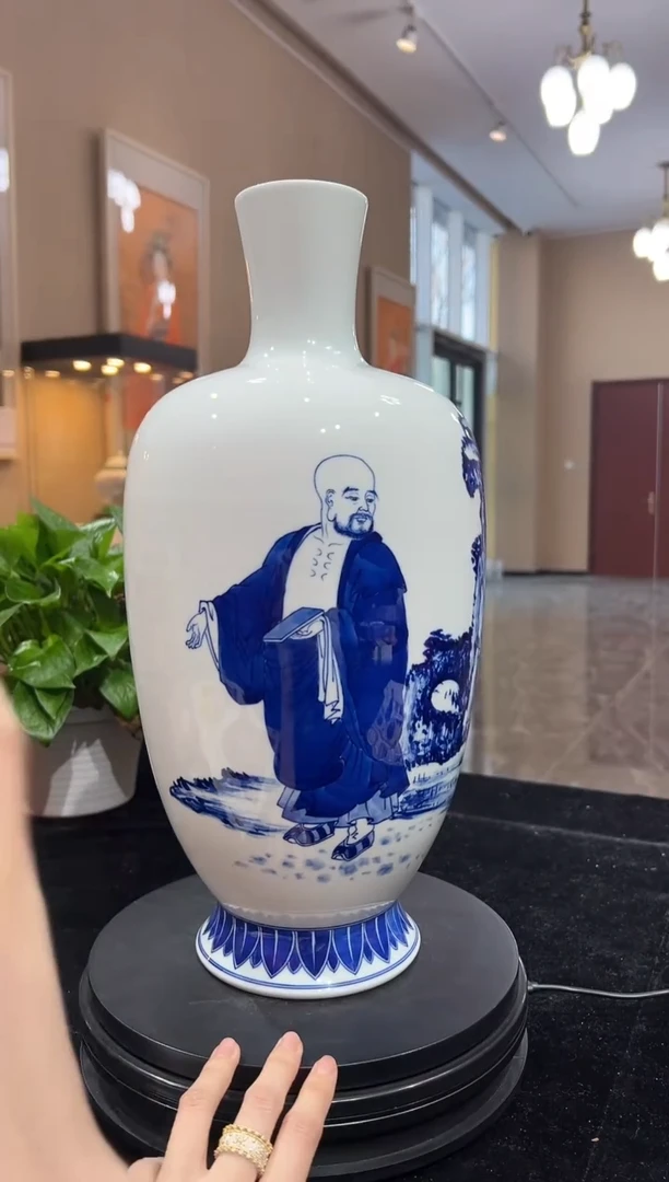 其他瓷崔景哲-瓷器-H小-奇峰皴墨